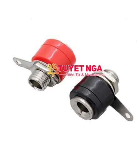 Cặp Jack Bắp Chuối Cái 4mm Dài 15mm (đồng)