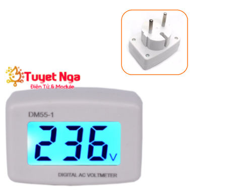 Đồng Hồ Hiển Thị Điện Áp DM55-1 EU