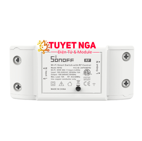 SONOFF Công Tắc Điều Khiển Từ Xa Qua Wifi Và 1 Kênh RF 433Mhz