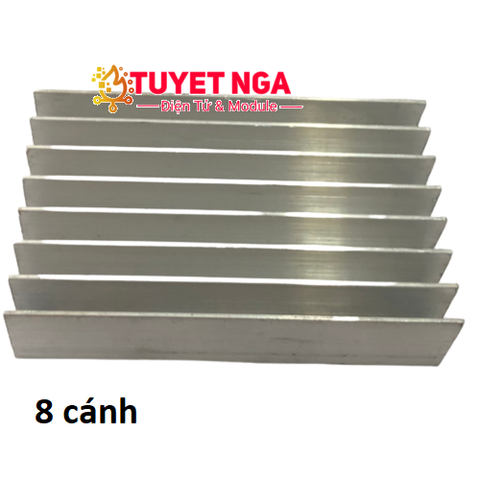 Tản Nhiệt Nhôm  8 Cánh 70x45x17mm