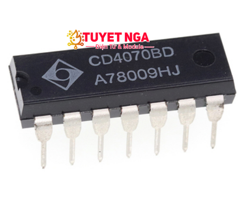 IC 4070 Quad Exclisive-OR Gate HCF4070BE