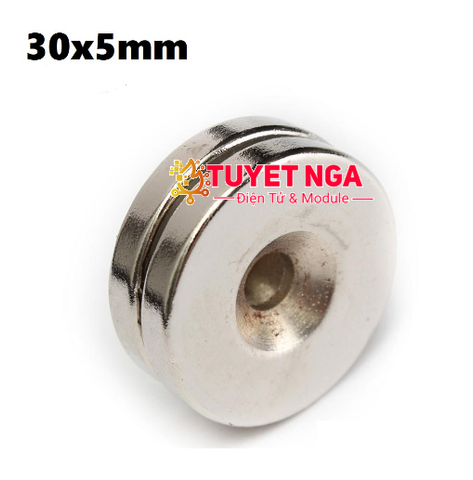 Nam Châm Đất Hiếm NdFeB 30x5mm