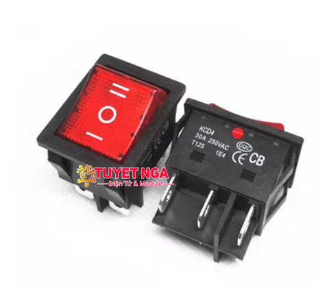 KCD4 Công Tắc ON-OFF-ON 30A 6 Chân