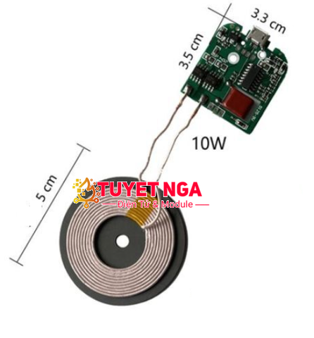 Mạch Sạc Nhanh Không Dây 10W