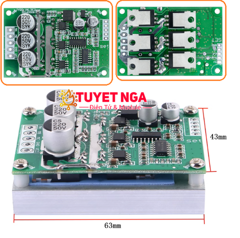 15A 500W Điều Khiển Tốc Độ Động Cơ Không Chổi Than ESC