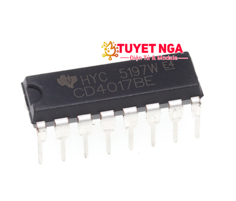 IC Đếm CD4017BE Flip Flop