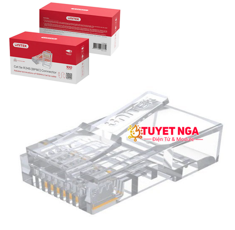 UNITEK Hộp Đầu Mạng CAT5 RJ45 OT18TP