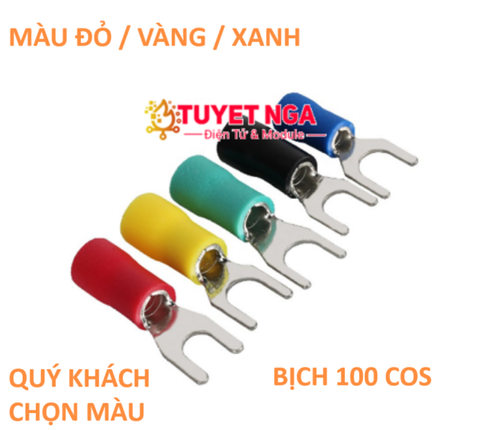 SV2-3 Đầu Cos Chỉa Chữ Y2-3 Phủ Nhựa (túi 100pcs)