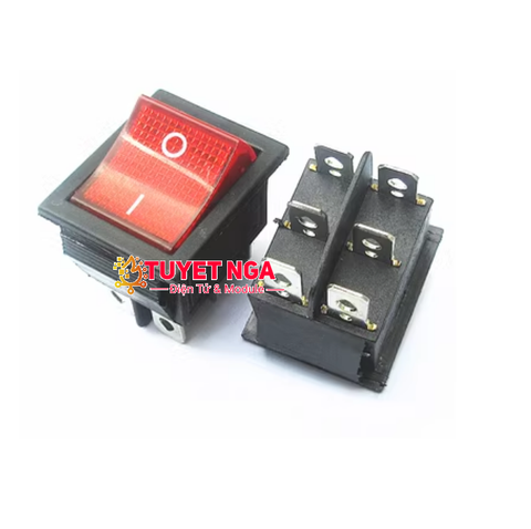 KCD4 Công Tắc ON-OFF 16A 6 Chân