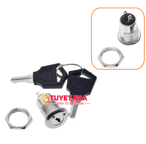 SK1203 Công Tắc Chìa Khóa 12mm Dài 23.5mm