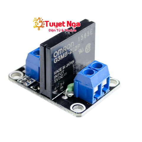 Module SSR 1 Relay 5VDC Kích Mức Thấp