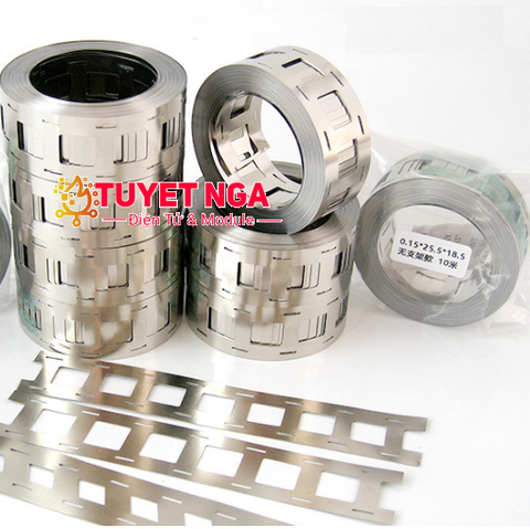 Kẽm Hàn Đôi 2 Hàng Cell Pin 0.15x27mm