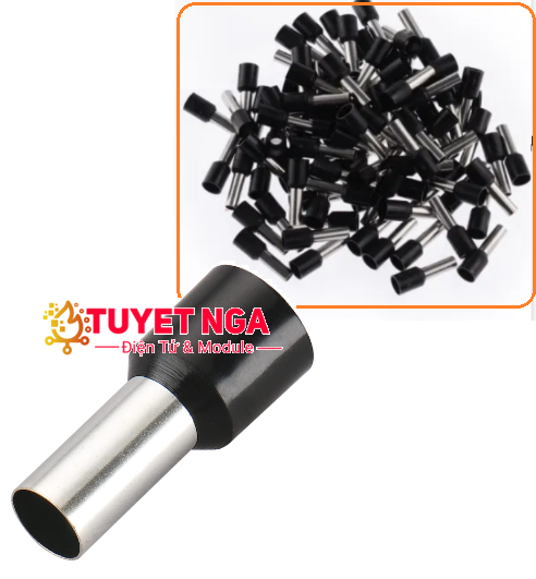 Đầu Cos Pin Rỗng E10-12 Đen – ĐIỆN TỬ TUYẾT NGA