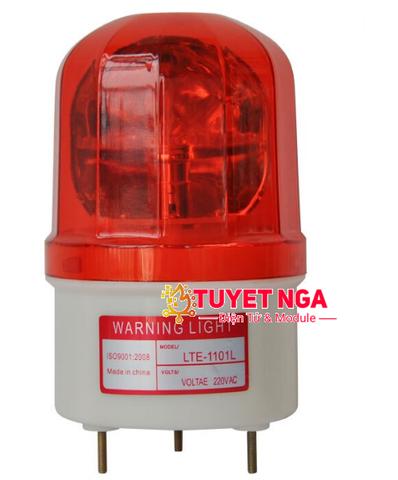 ITE-1101L Đèn Cảnh Báo Màu Đỏ 220V