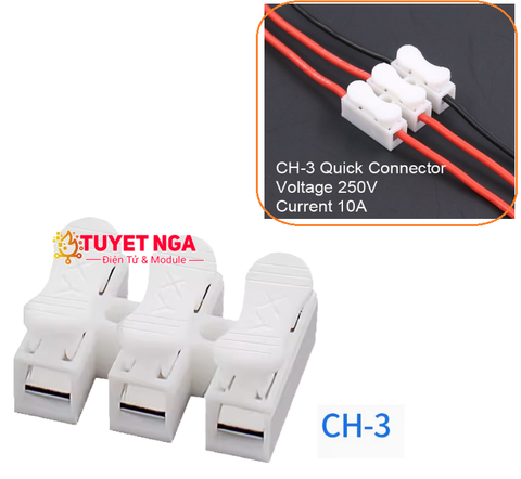 Đầu Nối Dây Điện Nhanh CH-3