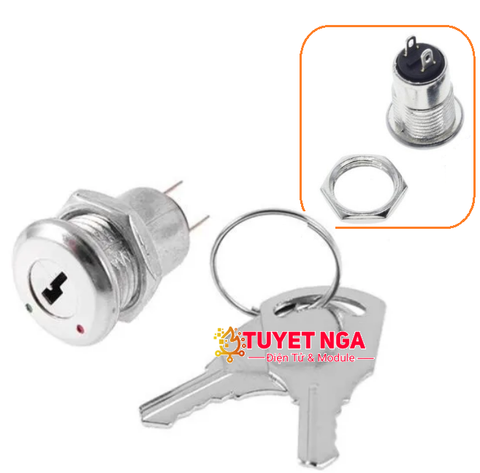 SK135 Công Tắc Chìa Khóa 12mm Dài 29mm