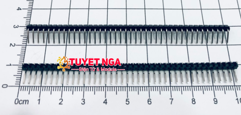 Jump Đực Đơn Cong 40P Hàng Rào 1x40-2.54mm