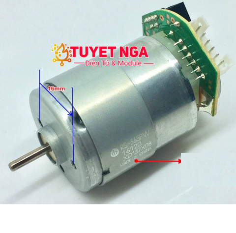 Động Cơ DC RS-365PW 16120 Encoder