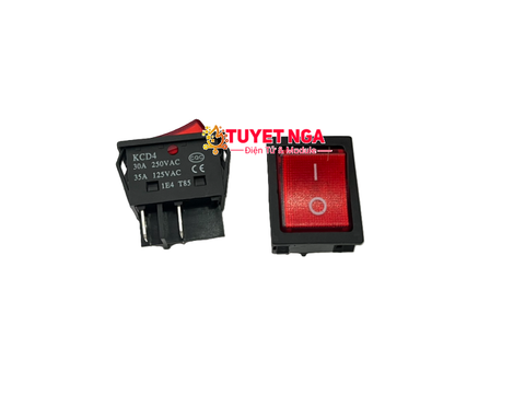 KCD4 Công Tắc ON-OFF 4 Chân 30A Dùng Máy Hàn