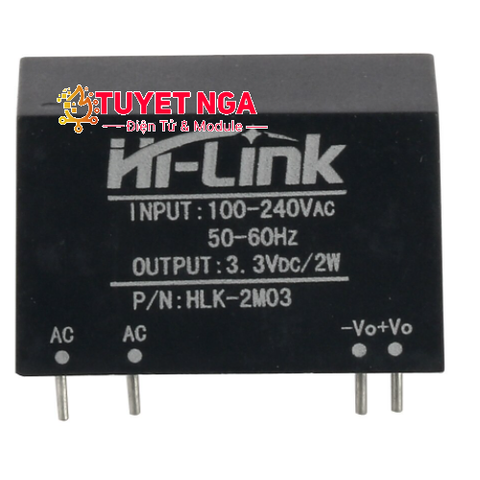 HLK-2M03 Nguồn AC-DC Hi-Link 3.3V 2W