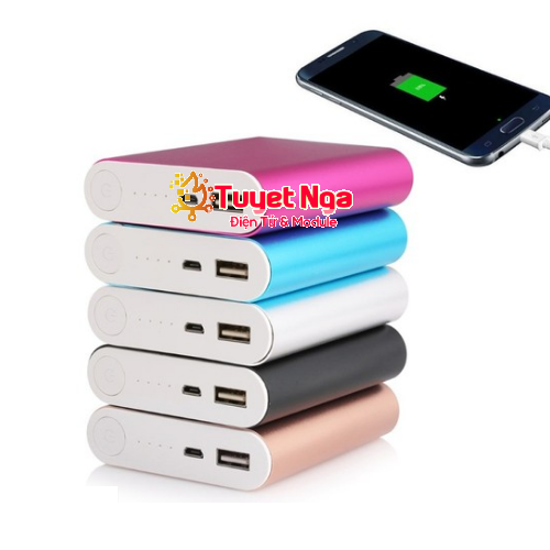 Hộp Sạc Pin Dự Phòng 4 Pin 18650 Nhôm – ĐIỆN TỬ TUYẾT NGA