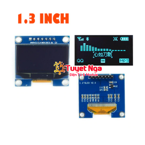 Màn Hình Oled 1.3 inch Giao Tiếp SPI