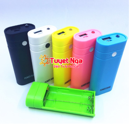 Hộp Sạc Pin Dự Phòng 2 Pin 18650 – ĐIỆN TỬ TUYẾT NGA