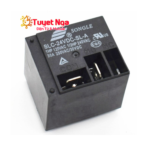 SLC-24VDC-SL-C T91 Relay 24V 30A 5 Chân