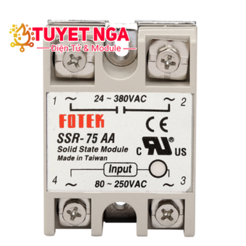 Relay Bán Dẫn Fotek SSR-75AA