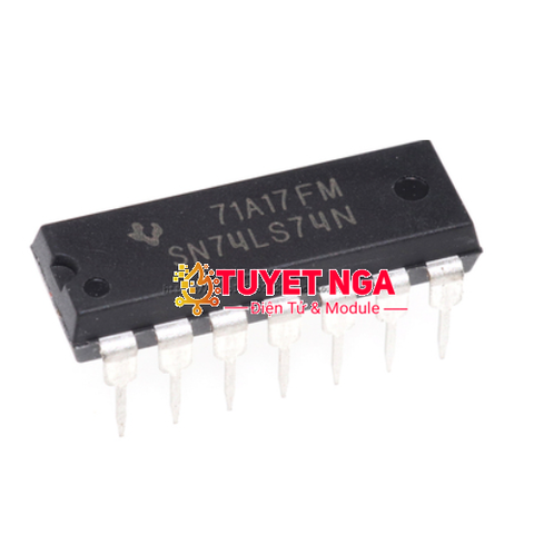 IC 7474 Dual D Flip Flop SN74LS74