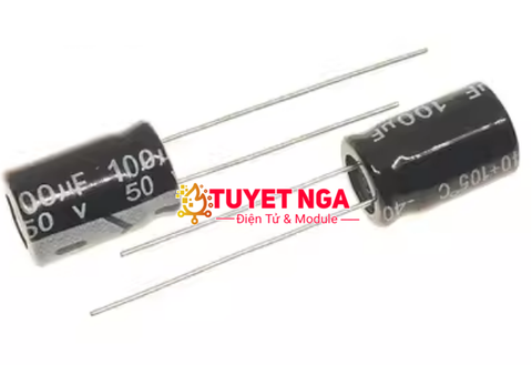 Tụ Hóa 100uF 50V