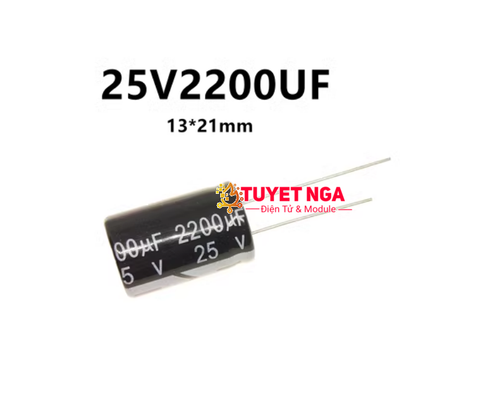 Tụ Hóa 2200uF 25V