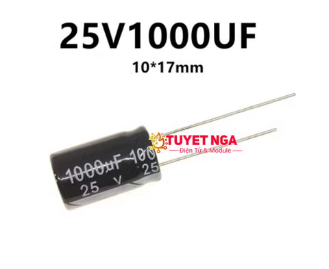 Tụ Hóa 1000uF 25V