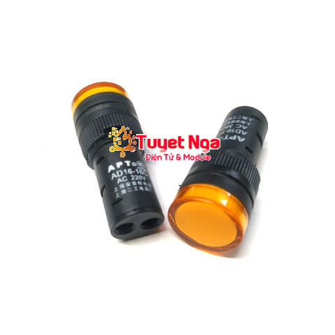 AD16-16C Đèn Báo Vàng 16mm 220V