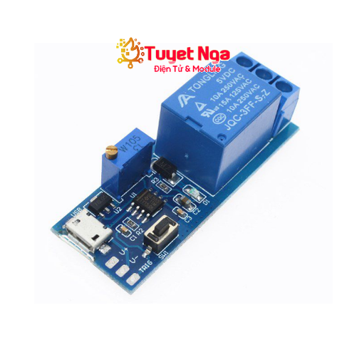 Mạch Kích Tạo Trễ Đóng Ngắt Relay 0~24 Giây