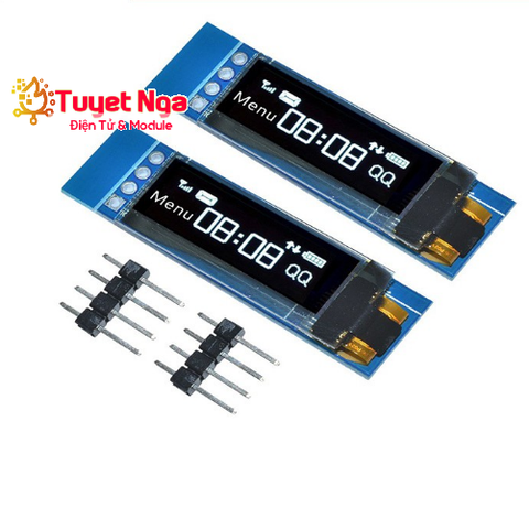 Màn Hình Oled 0.91 inch Giao Tiếp I2C White