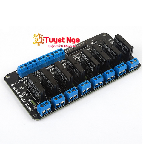 Module SSR 8 Relay 5VDC Kích Mức Thấp