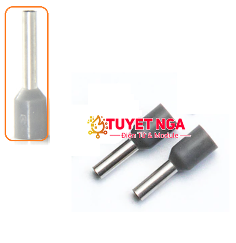 Đầu Cos Pin Rỗng E2510 Xám