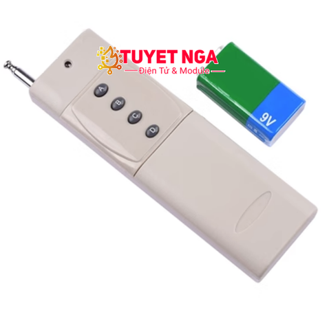 Remote 315Mhz 4 Nút ABCD Mã Hàn Truyền 3000m