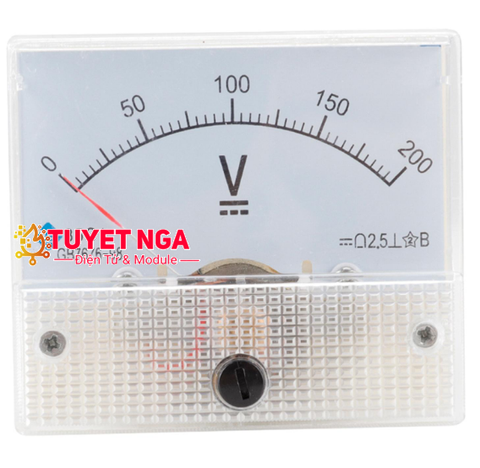 85C1 Đồng Hồ Đo Vôn Kế DC 200V