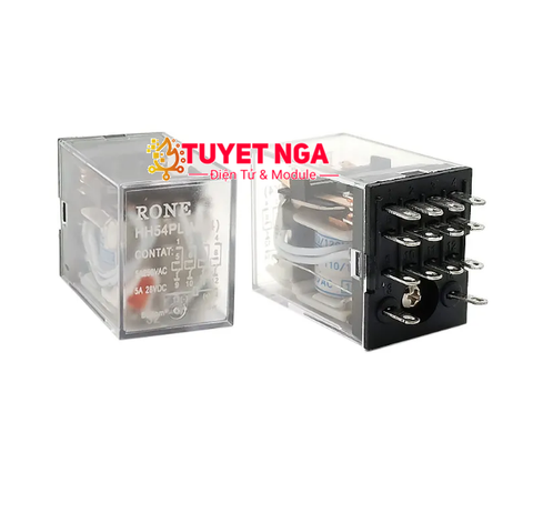 HH54PL(MY4) Relay Trung Gian Rone 12V 5A 14 Chân