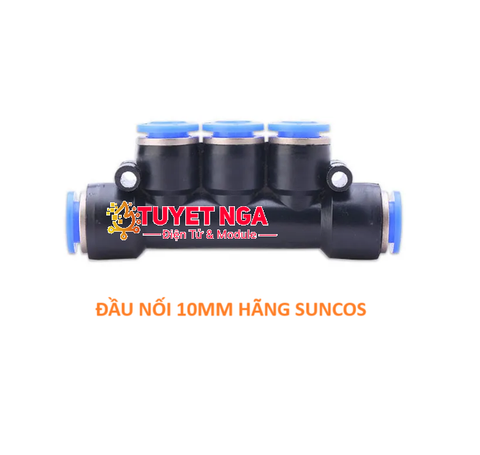 SUNCOS Đầu Nối Khí Nén 5 Ống 10mm PK10