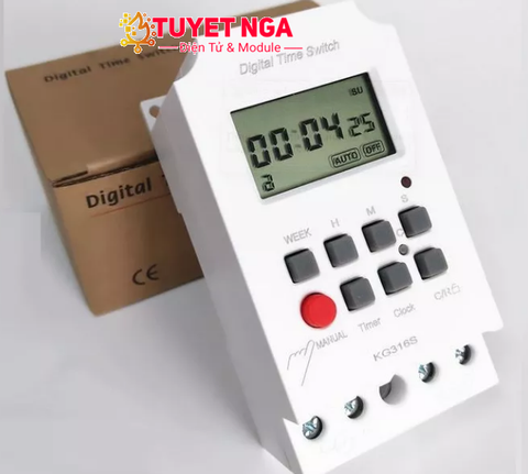 KG316S Bộ Timer Hẹn Giờ Thời Gian Thực (tính tới giây)