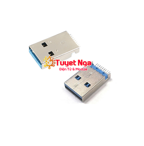 Cổng USB 3.0 TypeA Đực 9 Pin SMD