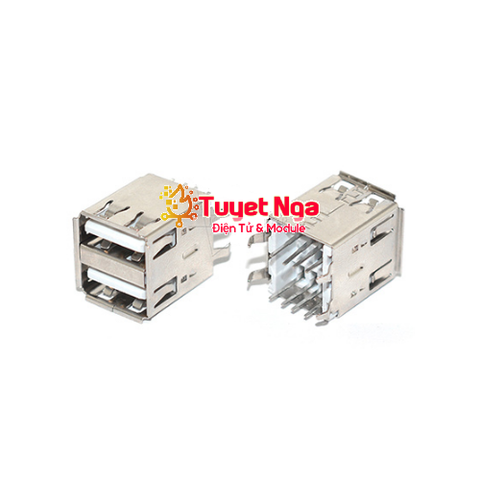 Cổng USB 2.0 TypeA Đôi Cái 8 Pin