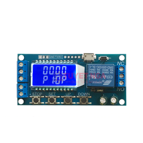 Mạch Kích Relay Trễ Theo Chu Kỳ LCD XY-LJ02