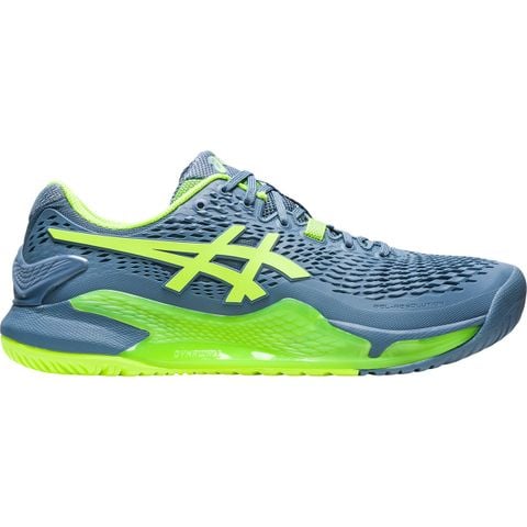 Giày Tennis Asics GEL RESOLUTION 9 SteelBlue/Green (1041A330-400)