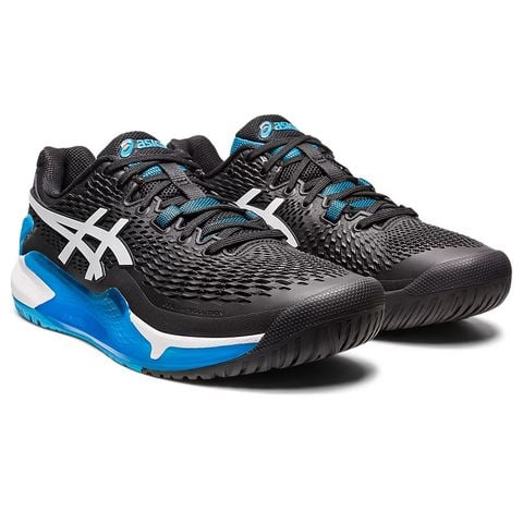 Giày Tennis Asics GEL RESOLUTION 9 Black/White (1041A330-001)