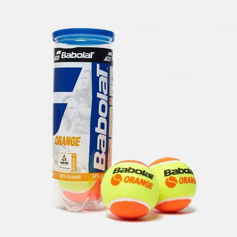 Banh Babolat cho trẻ em 6-9 tuổi -  ORANGE box X3 Ball - hộp 3 trái (501035)