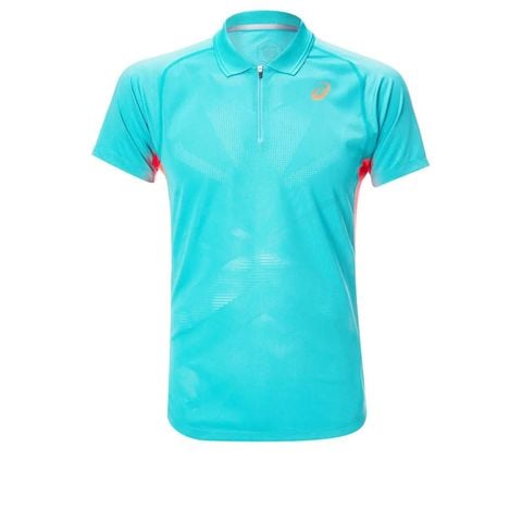 Áo Tennis Asics POLO SHIRT Techno/Cyan (2041A078-300)